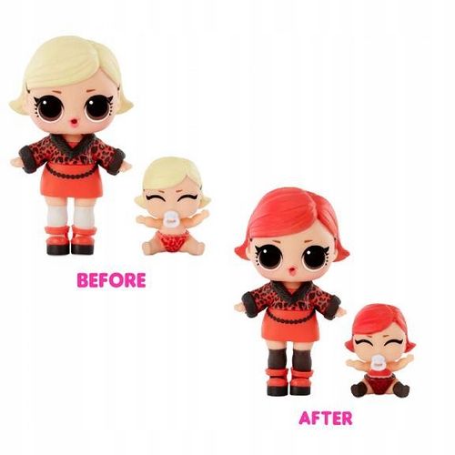 Lalka L.O.L. Surprise O.M.G. Color Change 2w1 + Lil Sis Color Change na Arena.pl