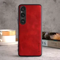 Etui AIORIA Vintage LEATHER do Sony Xperia 1 V czerwony