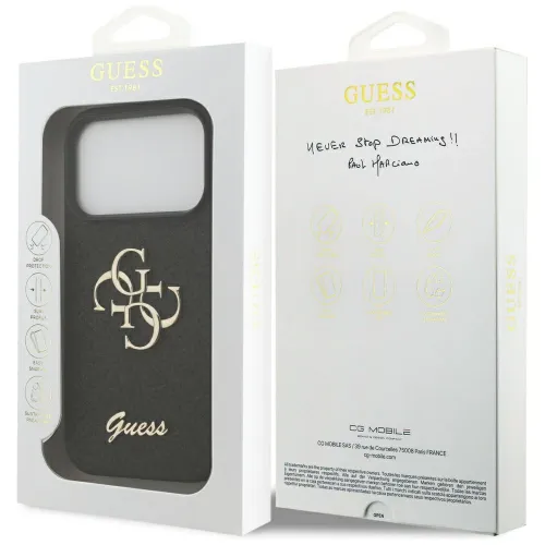etui guess fixed glitter big 4g na iphone 17 pro - czarne na Arena.pl