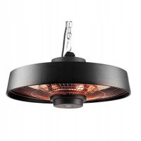 2 x PROMIENNIK SUFITOWY 2000W ALU. Z PILOTEM 90-038 NEO