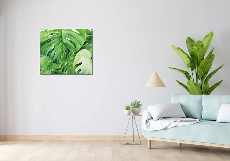 Obraz 70x60cm Tajemnice Liści zdjęcie 2