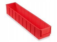 Pojemnik regałowy ShelfBox 500 S | Czerwony