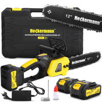 AKUMULATOROWA PIŁA ŁAŃCUCHOWA ELEKTRYCZNA PILARKA DO DRZEWA 30CM 2x 3000mAh