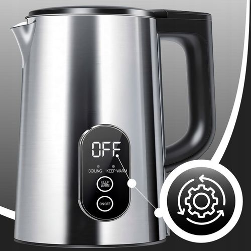 CZAJNIK ELEKTRYCZNY BEZPRZEWODOWY DOTYKOWY 1800W REGULACJA TEMPERATURY 1,8L na Arena.pl