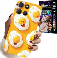 ETUI DO MOTOROLA EDGE 60 5G - SŁODKIE UŚMIECHNIĘTE JAJKA CASE + FOLIA
