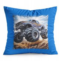 PODUSZKA NIEBIESKA PREZENT - AUTO MONSTER TRUCK