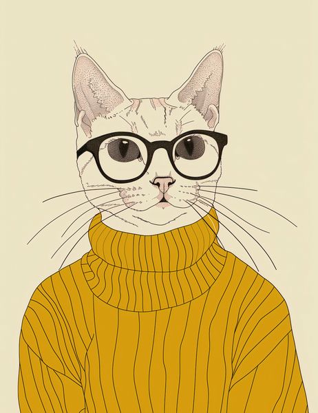 Plakat 50x65cm Intelektualista zdjęcie 1