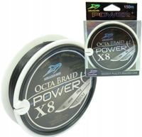 czarna PLECIONKA power Octa Braid 150m / 300m 8 SPLOTOWA 0,10mm 16kg