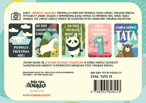 Momenty maluszka. Karty do zdjęć na Arena.pl