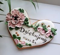 KWIATOWE SERCE W RÓŻU PODZIĘKOWANIE XL