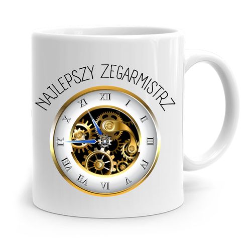 Kubek Prezent Zegarmistrza Najlepszy Zegarmistrz Z Nadrukiem Ze Zdjęciem na Arena.pl