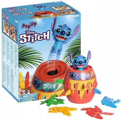TOMY GRA ZRĘCZNOŚCIOWA POP UP DISNEY LILO & STITCH gra dla dzieci +4 lata na Arena.pl