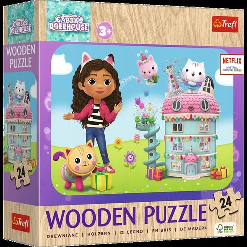 Puzzle 24 Drewniane Wesoła Gabby I Przyjacie 20268 na Arena.pl
