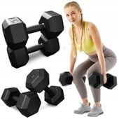 Hantle hantelki ciężarki do ćwiczeń zestaw 2x8kg Trex Sport