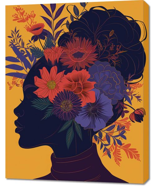 Obraz 70x90cm Botaniczna Muza zdjęcie 1