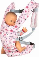 Lekki Nosidełko dla lalek kwiatowy Wzór regulowane Paski Goki