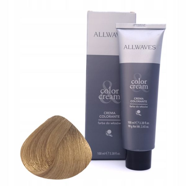 ALLWAVES Farba do włosów 8.0 - Jasny Blond - 100ml zdjęcie 1