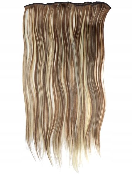 DOCZEPIANE WŁOSY Jak Naturalne Clip In Dopinki Proste Długie 6 Taśm 60cm zdjęcie 5