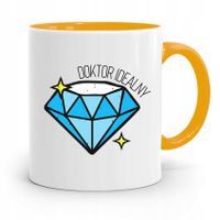 Kubek Żółty Dla Doktora Doktor Idealny Prezent Z Nadrukiem Ze Zdjęciem