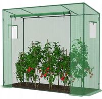 SZKLARNIA OGRODOWA TUNEL FOLIOWY FOLIAK NAMIOT NA POMIDORY WARZYWA ROZ