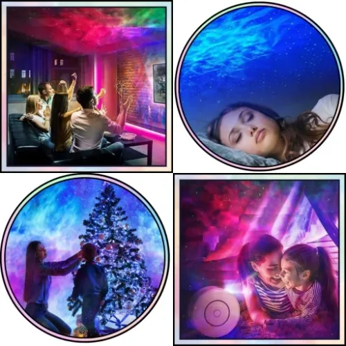 SMART Projektor Lampka Nocna LED Rzutnik GWIAZD na Arena.pl