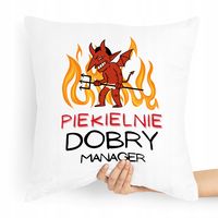 Poduszka Dla Menagera Menadżera Na Prezent Z Nadrukiem Ze Zdjęciem