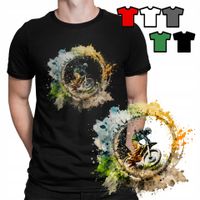 KOSZULKA T-SHIRT MĘSKI - DLA MOTOCYKLISTY NA MOTOCYKL MOTOR ŻUŻEL - XXL