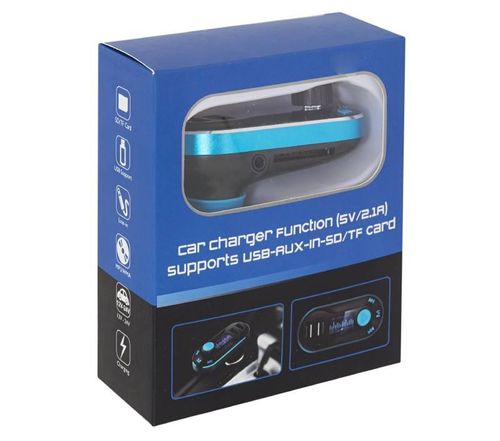 SOLIDNY TRANSMITER FM BLUETOOTH ŁADOWARKA 2X USB na Arena.pl