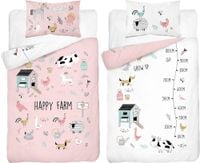 Pościel Bambusowa 100X135 Happy Farm 4783 A