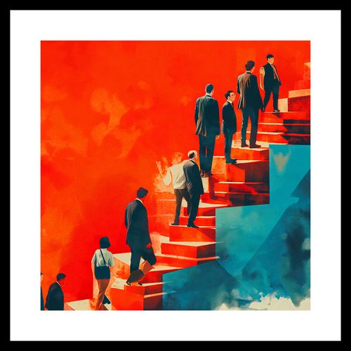 Plakat 40x40cm Metafory Sukcesu na Arena.pl