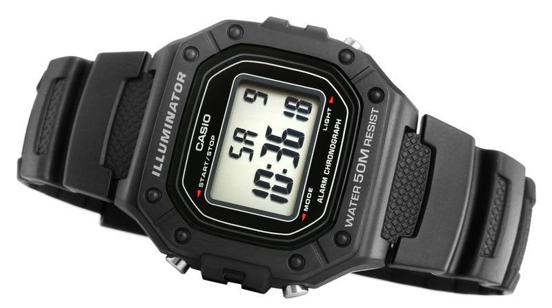 Zegarek Męski CASIO W-218H-1AVEF zdjęcie 4