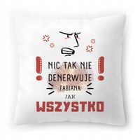 Poduszka Dla Fabiana Na Urodziny Imieniny Prezent Z Nadrukiem Ze Zdjęciem