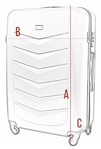 WALIZKA ŚREDNIA XL BAGAŻ SAMOLOT MODEL 602G na Arena.pl