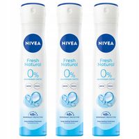 NIVEA Fresh Natural Antyperspirant damski w sprayu dezodorant 200ml x 3