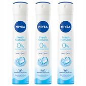 NIVEA Fresh Natural Antyperspirant damski w sprayu dezodorant 200ml x