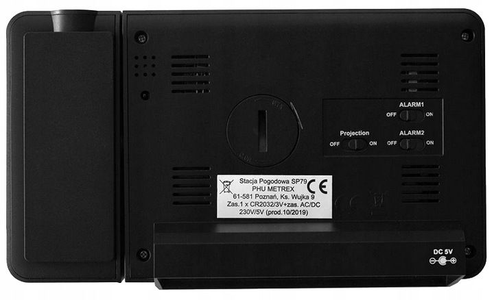 STACJA POGODOWA METEO SP79 Z Projektorem zdjęcie 3