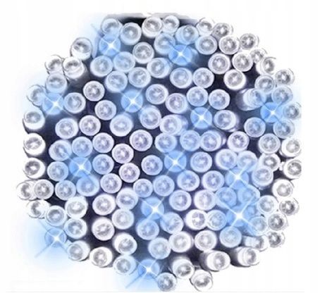 LAMPKI CHOINKOWE 1000 LED BIAŁE ZIMNE + NIEBIESKI FLASH FLESZ BŁYSK ZEW 70M na Arena.pl