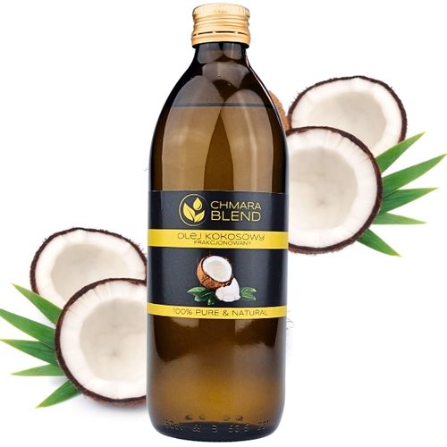 Olej Kokosowy Frakcjonowany SZKŁO Caprylic Capric Triglyceride 500ml na Arena.pl