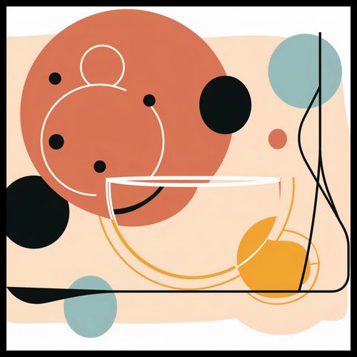 Plakat 80x80cm Harmonia Ciepła na Arena.pl