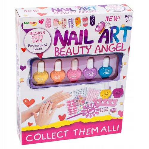 ZESTAW DO PIELĘGNACJI STUDIO SALON PAZNOKCI LAKIER DLA DZIECI DZIEWCZYNKI na Arena.pl