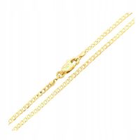 Złoty łańcuszek stal chirurgiczna 45cm