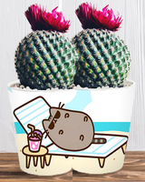 Doniczka do kwiatów/roślin - Pusheen - Kotek