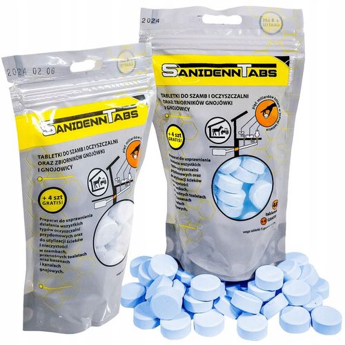 TABLETKI DO SZAMBA OCZYSZCZALNI BAKTERIE NA ROK SANIDENN TABS BIO na Arena.pl