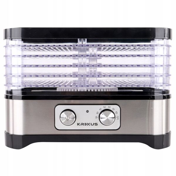 Duża Suszarka spożywcza do Grzybów Owoców Warzyw Dehydrator INOX Krexus zdjęcie 5