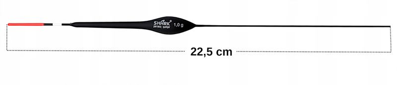 Spławik STAŁY z BALSY SHARK Perfekt Hunter 1,0 g / 22,5 cm zdjęcie 2