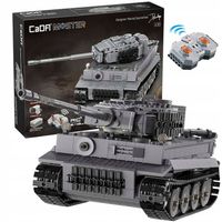 CADA KLOCKI CZOŁG TIGER TANK 925 EL. ZDALNIE STEROWANY PRO POWER SYSTEM RC