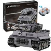 CADA KLOCKI CZOŁG TIGER TANK 925 EL. ZDALNIE STEROWANY PRO POWER SYSTEM RC