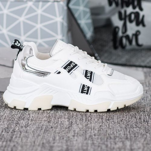 Białe Sneakersy Sport r.37 na Arena.pl