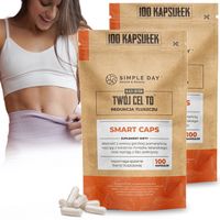 SMART CAPS ODCHUDZANIE METABOLIZM REDUKCJA WAGI ENERGIA WITALNOŚĆ 200 KAPS