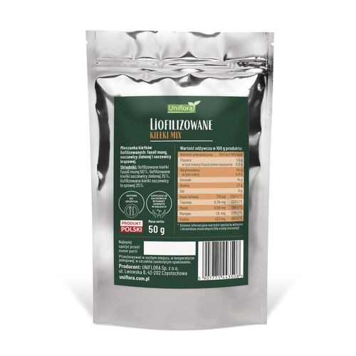 Liofilizowane KIEŁKI MIX 50g na Arena.pl
